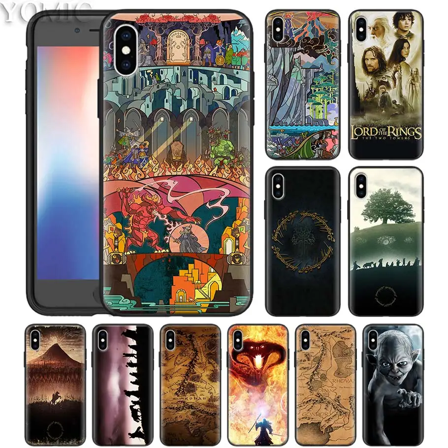 The Lord of The Rings Phone Case for iPhone XS 7 8 Plus 6 6s Plus XR XS MAX 5 5S Black Silicone Soft Case Cover
The Lord of The Rings Phone Case for iPhone XS 7 8 Plus 6 6s Plus XR XS MAX 5 5S Black Silicone Soft Case Cover