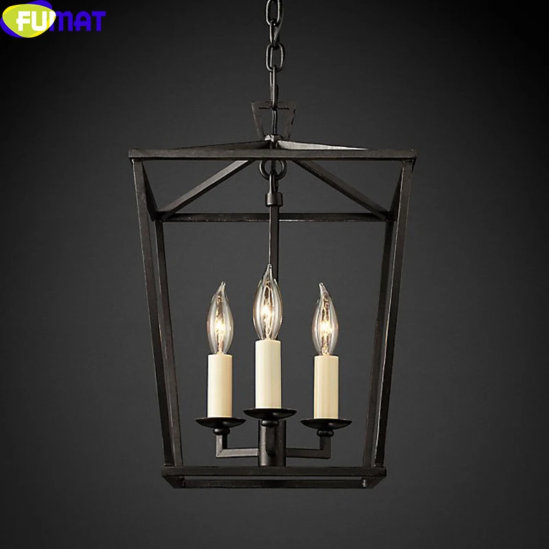 

FUMAT American 4-head Chandelier Foreign Trade Original Single Retro Pendent Lamps Dining Room Chandelier Reference Lamp etc.