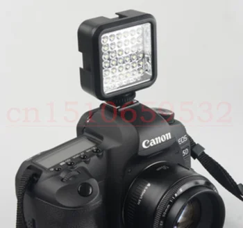 

W36 4W LED Video Camera Light US plug Black 160LX 6500K DC 3.7V for Gopro 1/2/3/4 DSLR Cameras