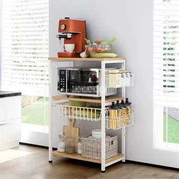 D4226 Simple Modern Storage Rack Kitchen Landing Shelf Steel Frame Density Plate Household Multi-Layer Microwave Oven Shelf
D4226 Simple Modern Storage Rack Kitchen Landing Shelf Steel Frame Density Plate Household Multi-Layer Microwave Oven Shelf