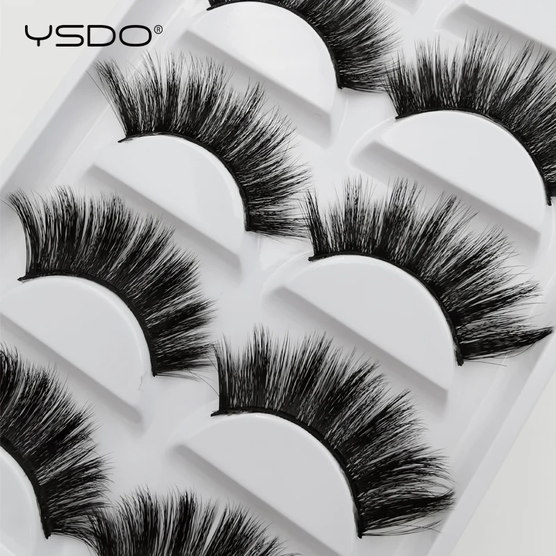 YSDO 5 pairs eyeashes natural long mink eyelashes 3d mink hair lashes dramatic eyelash volume lashes 3d soft false eyelashes 703
YSDO 5 pairs eyeashes natural long mink eyelashes 3d mink hair lashes dramatic eyelash volume lashes 3d soft false eyelashes 703