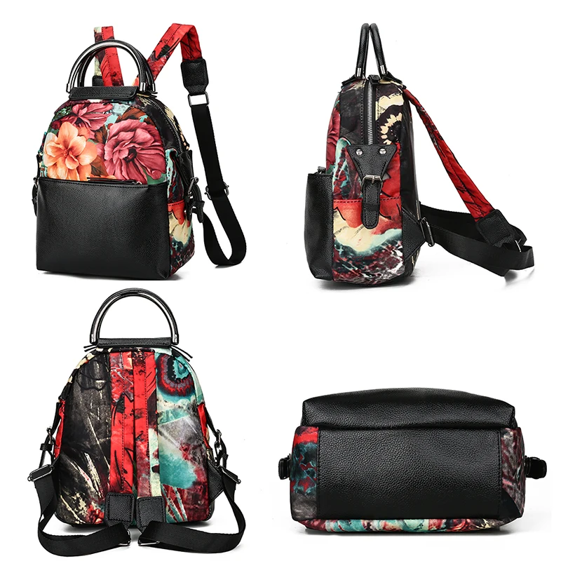 2019 Patchwork Style Vintage Pu Leather Women Backpack Simple Preppy Style Casual Backpack School Bag for Girl Sac a Dos Femme
2019 Patchwork Style Vintage Pu Leather Women Backpack Simple Preppy Style Casual Backpack School Bag for Girl Sac a Dos Femme