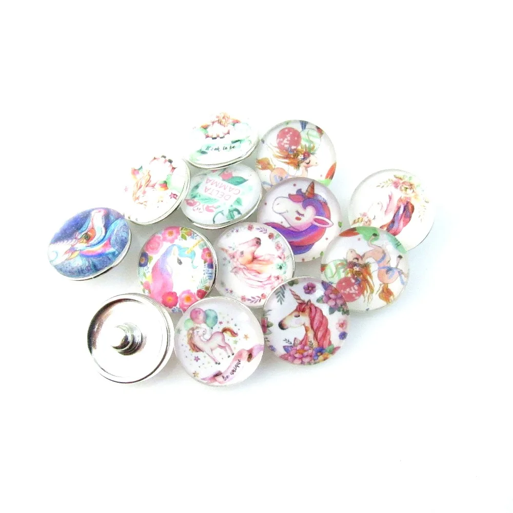 20pcs/lot Mix Colour Glass unicorn Snap Button Charm Fit 18mm Snap Button Bracelet&Bangles Jewelry For Fashion Women Girl Gift
20pcs/lot Mix Colour Glass unicorn Snap Button Charm Fit 18mm Snap Button Bracelet&Bangles Jewelry For Fashion Women Girl Gift