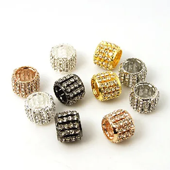 50pcs Brass Column Crystal Rhinestone Beads for Jewelry Making DIY Bracelet Necklace Accessories Finding 13x10mm Hole: 7mm
50pcs Brass Column Crystal Rhinestone Beads for Jewelry Making DIY Bracelet Necklace Accessories Finding 13x10mm Hole: 7mm
