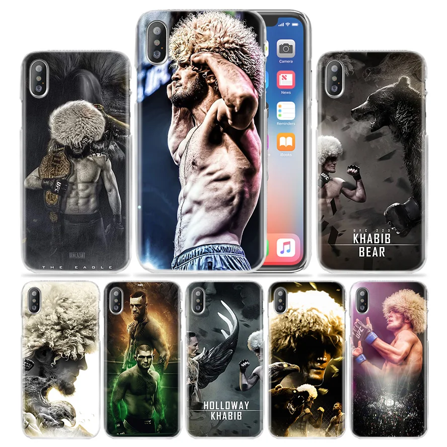 Khabib Nurmagomedov Case for iPhone XS Max XR X 10 7 7S 8 6 6S Plus 5S SE 5 4S 4 5C Clear Fundas Hard Plastic Phone Cover Coque
Khabib Nurmagomedov Case for iPhone XS Max XR X 10 7 7S 8 6 6S Plus 5S SE 5 4S 4 5C Clear Fundas Hard Plastic Phone Cover Coque