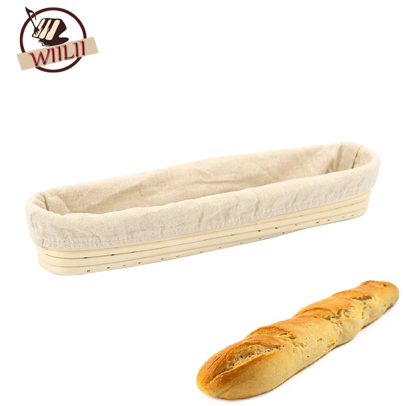 WIILII 1Set Rattan Flax Banneton Short Oval Brotform Bread Fermented Rattan Basket Handmade French Baguette Kitchen Baking Tools
WIILII 1Set Rattan Flax Banneton Short Oval Brotform Bread Fermented Rattan Basket Handmade French Baguette Kitchen Baking Tools