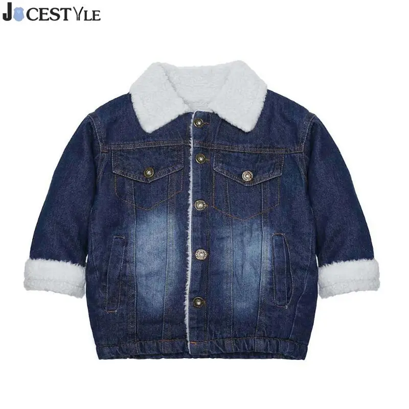 Winter Baby Girls Denim Jackets Coats Fashion Spring Children Outwear Coat Warm Thicken Long Sleeves Boys Outwear Kids Clothes
Winter Baby Girls Denim Jackets Coats Fashion Spring Children Outwear Coat Warm Thicken Long Sleeves Boys Outwear Kids Clothes
