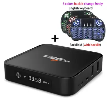 

New T95m Android 6.0 Smart tv box Amlogic S905X Quad-core 64Bit 2GB RAM 8GB ROM 4K HD LED display 2.4G Wifi Media Player PK X96