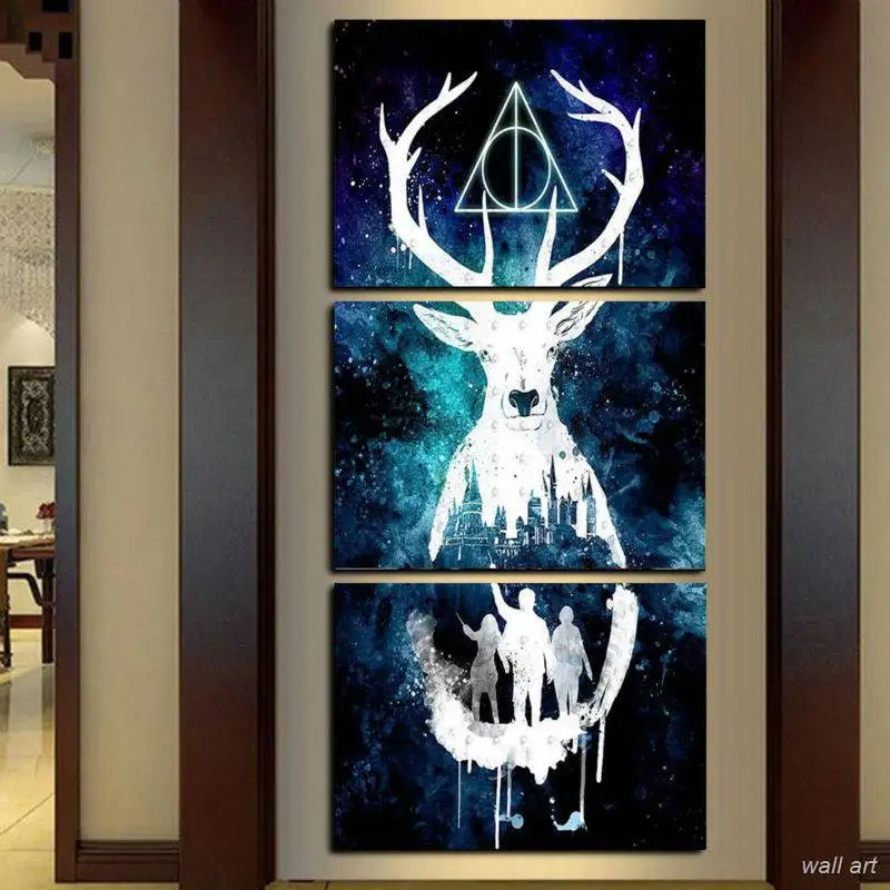 Modular Wall Art Hd Prints Pictures Home Decor 3 Pieces Harry Potter Canvas Paintings Abstract Animal Deer Poster Frame Dropship
Modular Wall Art Hd Prints Pictures Home Decor 3 Pieces Harry Potter Canvas Paintings Abstract Animal Deer Poster Frame Dropship