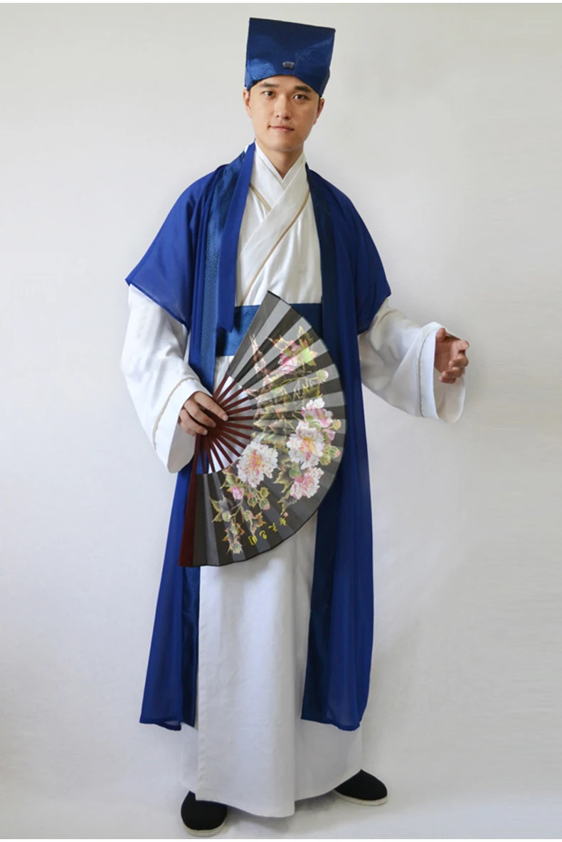 Male Tang Dynasty Hanfu Robe Chinese National Ancient Suit Dance Costume Traditional Scholar Long Robe Performance Outfit
Male Tang Dynasty Hanfu Robe Chinese National Ancient Suit Dance Costume Traditional Scholar Long Robe Performance Outfit