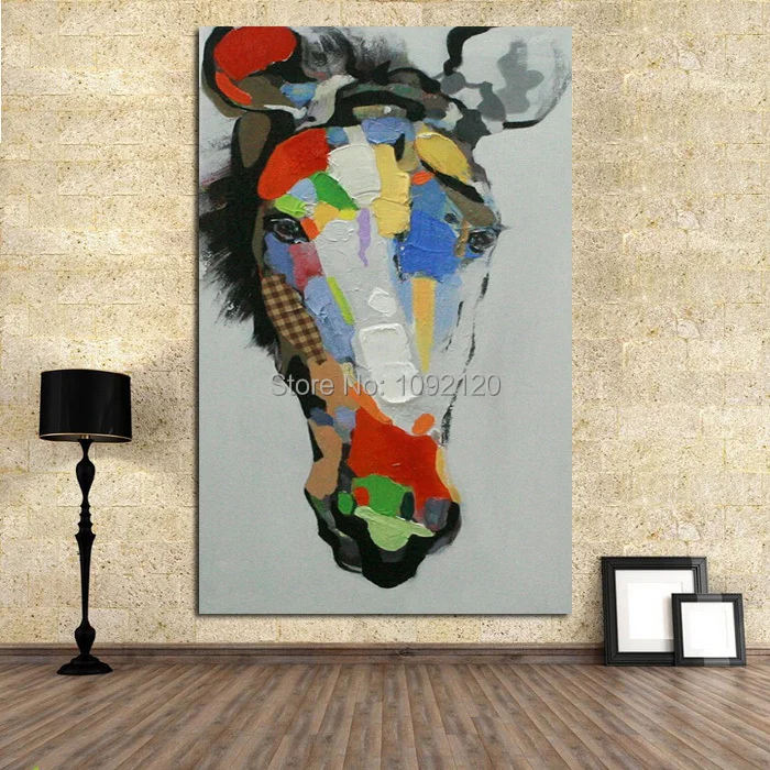 Handmade Modern Colorful Horse Abstract Decor Animal Paintings Oil Painting On Canvas For Living Room DecorWall Art
Handmade Modern Colorful Horse Abstract Decor Animal Paintings Oil Painting On Canvas For Living Room DecorWall Art