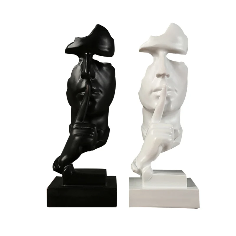 Home Decorations Figurines Resin Abstract Craft Office Decorative Sculptures White Black Classic Human Model Figurines
Home Decorations Figurines Resin Abstract Craft Office Decorative Sculptures White Black Classic Human Model Figurines