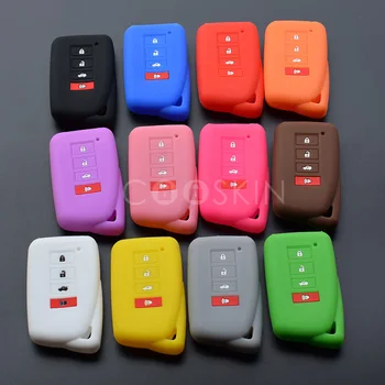 4 Button Car Key Silicone Case Cover, For Lexus Smart Key Holder NX RX ES GS IS RC Keyless Protector 100pcs/lot
4 Button Car Key Silicone Case Cover, For Lexus Smart Key Holder NX RX ES GS IS RC Keyless Protector 100pcs/lot