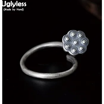 Uglyless 100% Real 925 Sterling Silver Three-dimensional Lotus Finger Rings for Women Thai Silver Ethnic Lotus Flower Open Rings
Uglyless 100% Real 925 Sterling Silver Three-dimensional Lotus Finger Rings for Women Thai Silver Ethnic Lotus Flower Open Rings