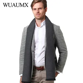 Wuaumx Winter Scarf Men Casual Solid Scarves Male Imitation Cashmere Warm Scarf Shawls Neckerchief Muffler With Tassel foulard
Wuaumx Winter Scarf Men Casual Solid Scarves Male Imitation Cashmere Warm Scarf Shawls Neckerchief Muffler With Tassel foulard