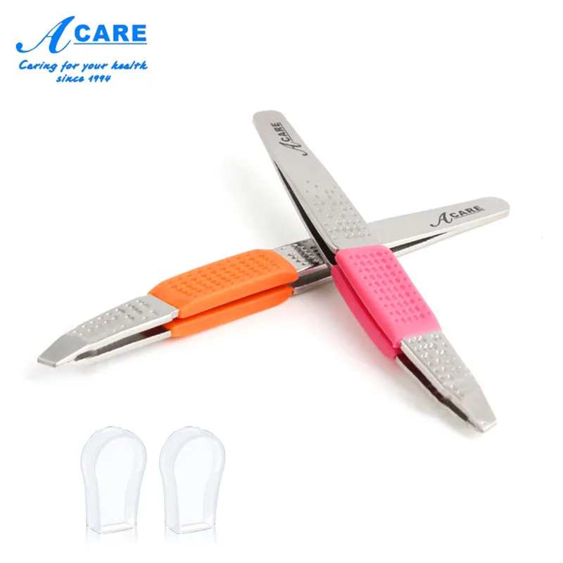 Eyebrow Tweezer Professional Stainless Steel Silicone Frosted Handle No-slip Slant Tip Hair Removal Makeup Tool Useful Beatiful
Eyebrow Tweezer Professional Stainless Steel Silicone Frosted Handle No-slip Slant Tip Hair Removal Makeup Tool Useful Beatiful