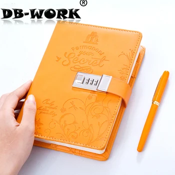 2019 Fashion B6 Combination lock notebook Business creative stationery notebook Spiral-bound notepad
2019 Fashion B6 Combination lock notebook Business creative stationery notebook Spiral-bound notepad