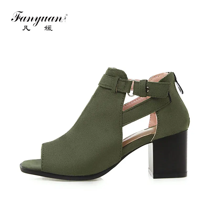 fanyuan New Fashion 2019 Hot Sale Large Size 33-43 Dropship Peep Toe Summer Sandals Women Shoes Woman Zip Up Square Heels
fanyuan New Fashion 2019 Hot Sale Large Size 33-43 Dropship Peep Toe Summer Sandals Women Shoes Woman Zip Up Square Heels