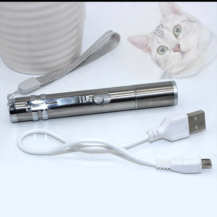 Funny Cat Stick With Rope Children Play Pet Kitten Toy USB Rechargeable LED Red Light Pointer Pen HG99
Funny Cat Stick With Rope Children Play Pet Kitten Toy USB Rechargeable LED Red Light Pointer Pen HG99