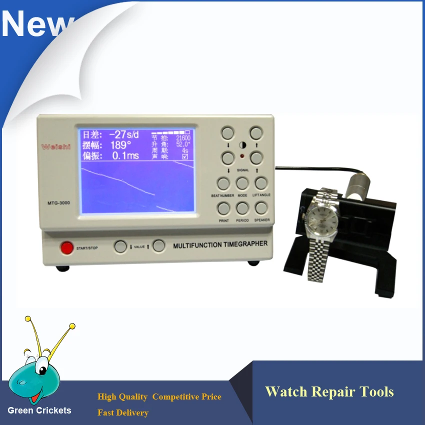 MGT-3000 Watch Timing machine,Repair Tools multifunction WatchTiming Testing Timegrapher
MGT-3000 Watch Timing machine,Repair Tools multifunction WatchTiming Testing Timegrapher