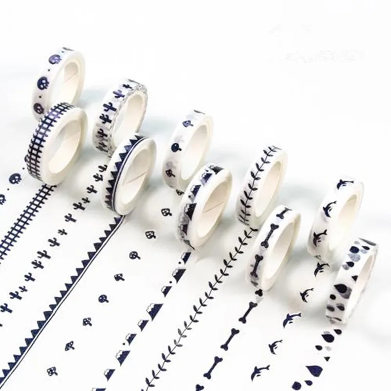 10pcs/pack Little Dolphin Geometry Colored Gold Washi Tape Decoration Scrapbooking Planner Masking Tape Label Sticker Stationery
10pcs/pack Little Dolphin Geometry Colored Gold Washi Tape Decoration Scrapbooking Planner Masking Tape Label Sticker Stationery