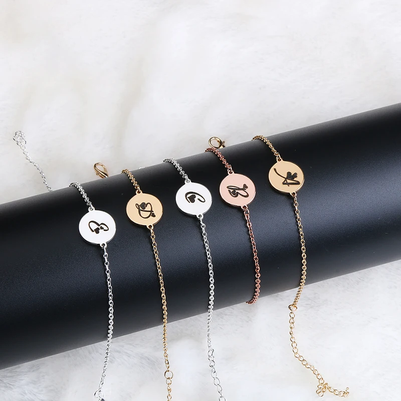 Round Initial Bracelet ,Costom Bracelet, Engrave Bracelet Custom ,Custom Engraved Nameplate Personalized Initial Children Gift
Round Initial Bracelet ,Costom Bracelet, Engrave Bracelet Custom ,Custom Engraved Nameplate Personalized Initial Children Gift