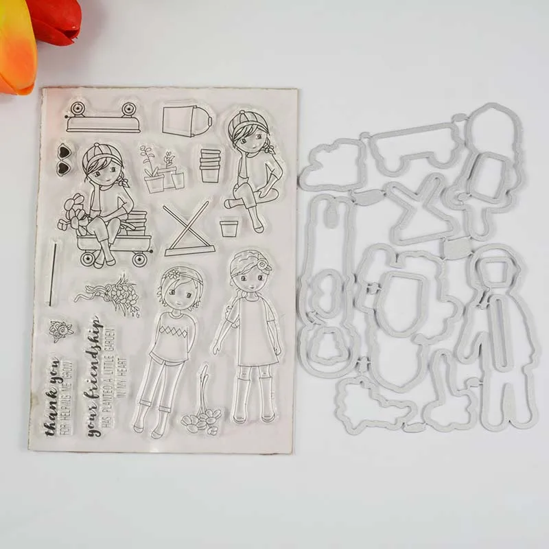 Girls friendship Transparent Clear Stamp/coordinating die for DIY scrapbooking/photo album Card making stationery stamp supply
Girls friendship Transparent Clear Stamp/coordinating die for DIY scrapbooking/photo album Card making stationery stamp supply