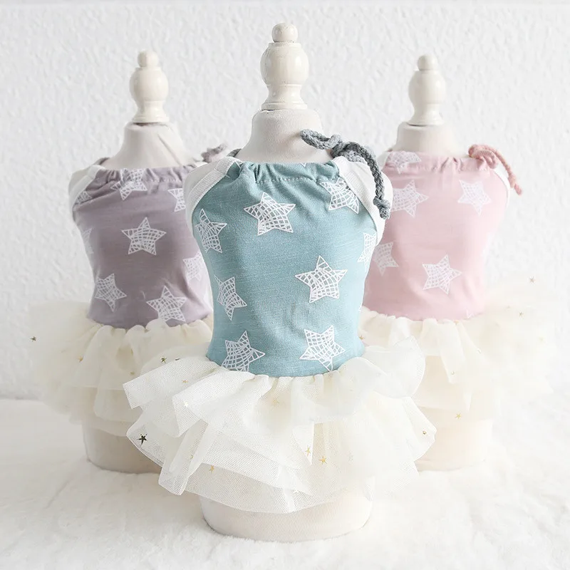 XS-XL Pet Clothes 6 Colors Sling Dog Dress Small Medium Dogs Bichon Teddy Yorkie Clothes Star Dot Pattern Dresses Skirt Costume
XS-XL Pet Clothes 6 Colors Sling Dog Dress Small Medium Dogs Bichon Teddy Yorkie Clothes Star Dot Pattern Dresses Skirt Costume