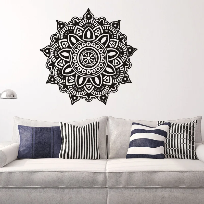 57*57cm Bohemian Mandala Flower Wall Sticker Bed Decoration Accessories Wall Decal drawing room PVC Bedroom Wall Decor removable
57*57cm Bohemian Mandala Flower Wall Sticker Bed Decoration Accessories Wall Decal drawing room PVC Bedroom Wall Decor removable