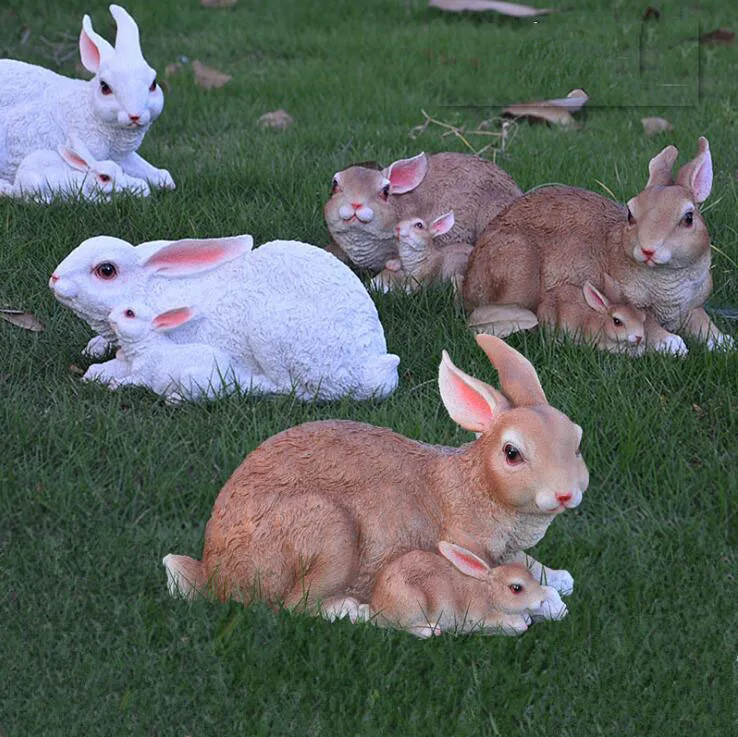Outdoor Garden Pastoral Resin Rabbits Statue Ornaments Courtyard Villa Garden Animal Sculpture Crafts Lawn Landscape Decoration
Outdoor Garden Pastoral Resin Rabbits Statue Ornaments Courtyard Villa Garden Animal Sculpture Crafts Lawn Landscape Decoration