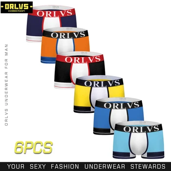 ORLVS 6PC/LOT Men Boxer Men Underwear Cotton Hombre Cueca Boxer Shorts Sexy Panties Breathable Men Underwear Brand Underpants
ORLVS 6PC/LOT Men Boxer Men Underwear Cotton Hombre Cueca Boxer Shorts Sexy Panties Breathable Men Underwear Brand Underpants