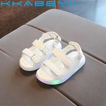 New Summer Kids Led Glowing Sandals Boys Girls Sport Casual Light Shoes Children Baby Flat Shoes Kids Beach Sandal
New Summer Kids Led Glowing Sandals Boys Girls Sport Casual Light Shoes Children Baby Flat Shoes Kids Beach Sandal