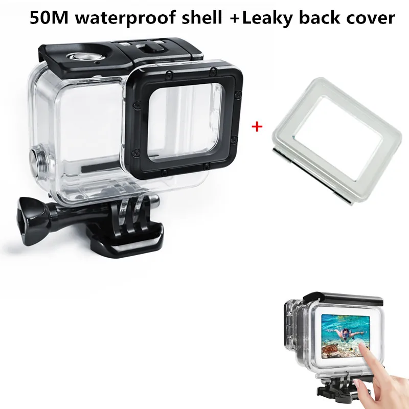 Suptig 50M Underwater Diving Waterproof Housing Case +Open back cover for GoPro Hero2018 Hero 7 Black for Go Pro HERO6 5 Camera
Suptig 50M Underwater Diving Waterproof Housing Case +Open back cover for GoPro Hero2018 Hero 7 Black for Go Pro HERO6 5 Camera