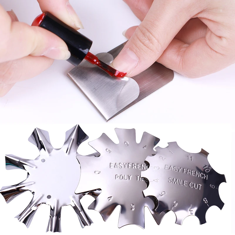 Easy French Tip Edge Cutter Smile Line French Tips Stencil Trimmer Manicure Nail Art Styling Tool
Easy French Tip Edge Cutter Smile Line French Tips Stencil Trimmer Manicure Nail Art Styling Tool
