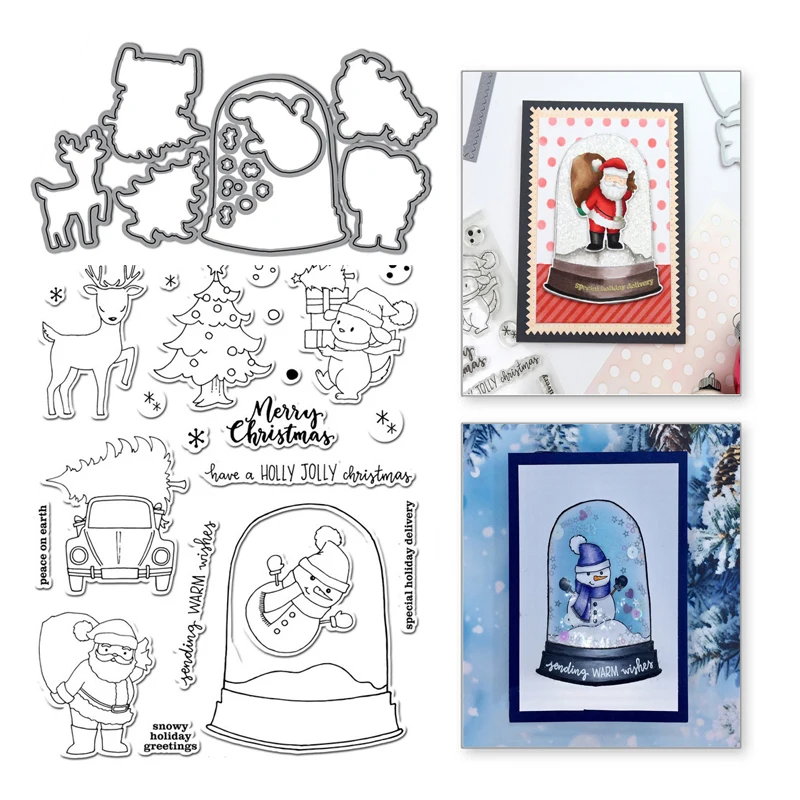 Naifumodo Christmas Santa Claus Metal Cutting Dies Tree Clear Stamps Scrapbooking Craft Dies Set Album Embossing Decor Stencils
Naifumodo Christmas Santa Claus Metal Cutting Dies Tree Clear Stamps Scrapbooking Craft Dies Set Album Embossing Decor Stencils