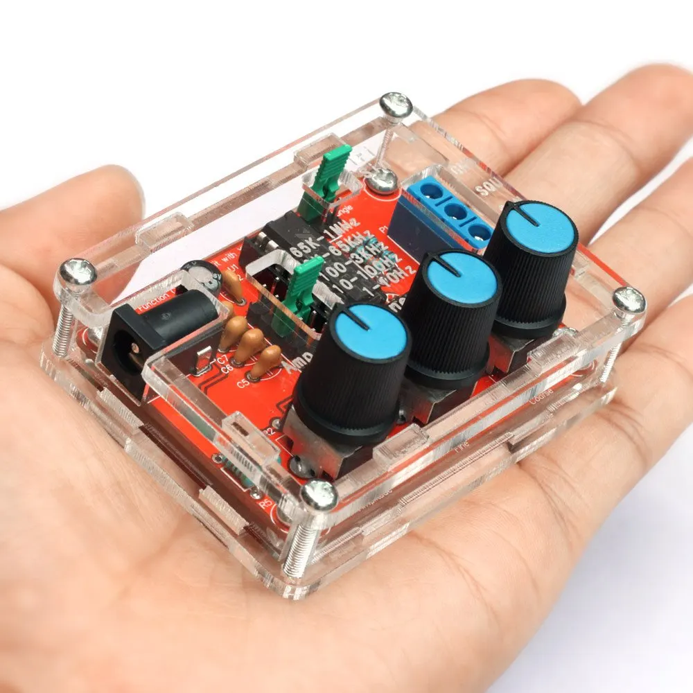 Signal Generator DIY Kit Sine/Triangle/Square Output Function Generator Adjustable Frequency Function Amplitude XR2206 Part
Signal Generator DIY Kit Sine/Triangle/Square Output Function Generator Adjustable Frequency Function Amplitude XR2206 Part