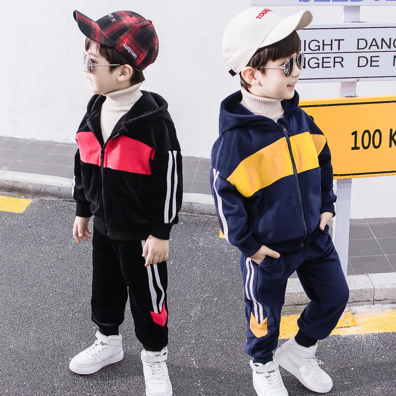 Boys Sports Set 2pcs Gold Velvet Kids Clothing Suit Boys Tracksuit School Kids Suit Sets Jackets+Pants
Boys Sports Set 2pcs Gold Velvet Kids Clothing Suit Boys Tracksuit School Kids Suit Sets Jackets+Pants