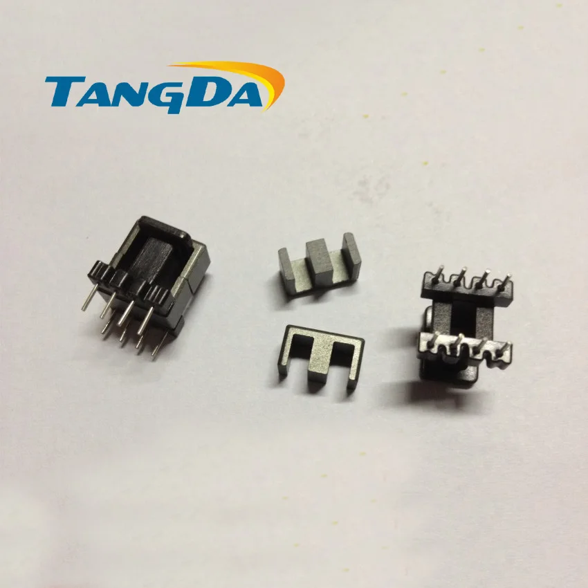 Tangda EE10 core EE Bobbin magnetic core + skeleton soft magnetism ferrites magnetic core 4+4pin 8P SMPS RF Transformers
Tangda EE10 core EE Bobbin magnetic core + skeleton soft magnetism ferrites magnetic core 4+4pin 8P SMPS RF Transformers