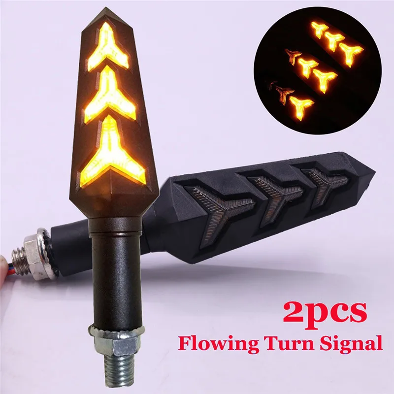2Pcs Motorcycle LED Turn Signal Lamp Sequential Amber Shock Resistant Low Energy Consumption Flowing LED Indicator Lights#296158
2Pcs Motorcycle LED Turn Signal Lamp Sequential Amber Shock Resistant Low Energy Consumption Flowing LED Indicator Lights#296158