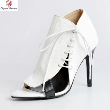 Original Intention New Fashion Women Sandals Elegant Peep Toe Thin Heels Sandals Stylish WhiteShoes Woman Plus US Size 4-15
Original Intention New Fashion Women Sandals Elegant Peep Toe Thin Heels Sandals Stylish WhiteShoes Woman Plus US Size 4-15