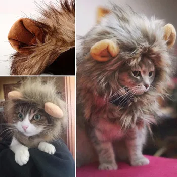 Pets Hat Costume Cat Dog Halloween Role Play Furry Clothes Fancy Hair Dress Up Lion Mane Wig For Dogs Festival Dress Up With Ear
Pets Hat Costume Cat Dog Halloween Role Play Furry Clothes Fancy Hair Dress Up Lion Mane Wig For Dogs Festival Dress Up With Ear