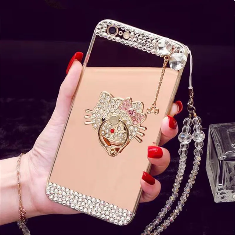 Fashion Diamante Mobile Phone Cases Accessories Rhinestone Finger Ring Back Cover Case With Lanyard For Huawei P9 P10 Lite Plus
Fashion Diamante Mobile Phone Cases Accessories Rhinestone Finger Ring Back Cover Case With Lanyard For Huawei P9 P10 Lite Plus
