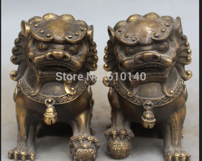 K@@AA@ 13CM Chinese Feng Shui Bronze Door Foo Fu Dog Guardion Lion Kid Ball Pair Statue
K@@AA@ 13CM Chinese Feng Shui Bronze Door Foo Fu Dog Guardion Lion Kid Ball Pair Statue