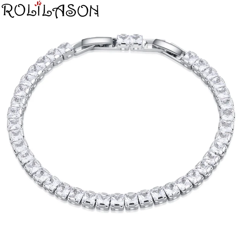 ROLILASON Navy Blue 925 Silver Crystal Zircon Bracelet Charming Christmas Gifts for Women Exclusive TB1149
ROLILASON Navy Blue 925 Silver Crystal Zircon Bracelet Charming Christmas Gifts for Women Exclusive TB1149
