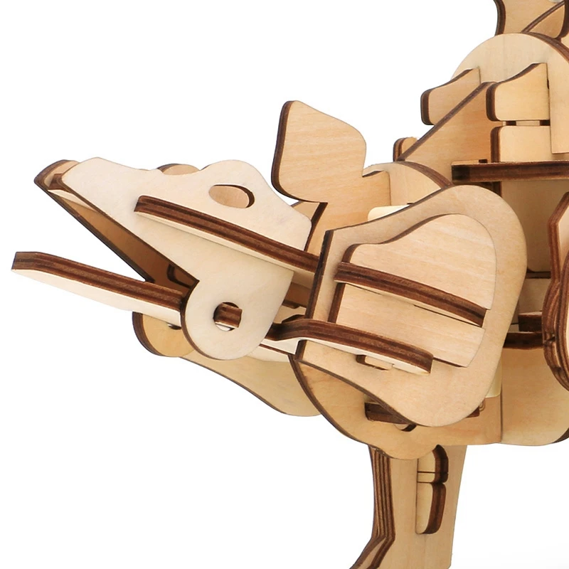 Puzzle Interactif Dinosaure Stegosaurus 3D DIY En Bois Jouet pour Enfants et Adultes HTB1WXcqifuSBuNkHFqDq6xfhVXaA