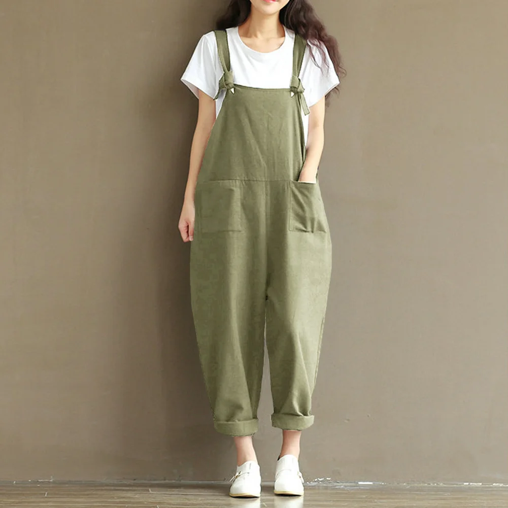 Plus Size Overalls for Women 2019 Oversize Spring Summer Adjustable Shoulder Strap Bib Rompers Women's Jumpsuit Dungarees
Plus Size Overalls for Women 2019 Oversize Spring Summer Adjustable Shoulder Strap Bib Rompers Women's Jumpsuit Dungarees