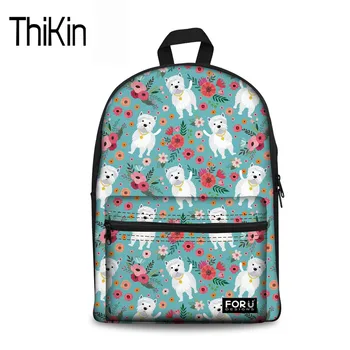 THIKIN School Canvas Backpack Children Schoolbags For Teenager Girls Backpacks Laptop Daily Book Pack Westie Dog Mochila Escolar
THIKIN School Canvas Backpack Children Schoolbags For Teenager Girls Backpacks Laptop Daily Book Pack Westie Dog Mochila Escolar