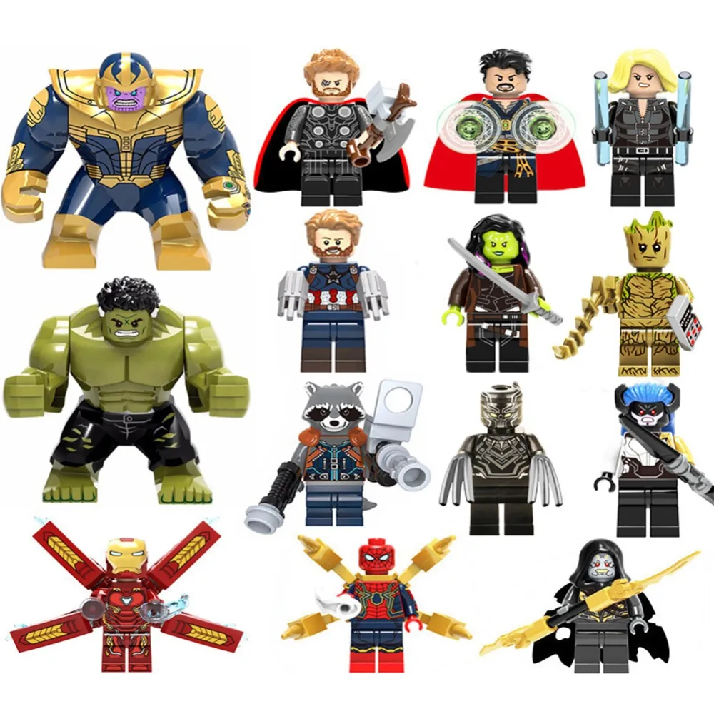 Iron Man Infinity Gauntlet Avengers Blocks Figure Endgame Lego Compatible