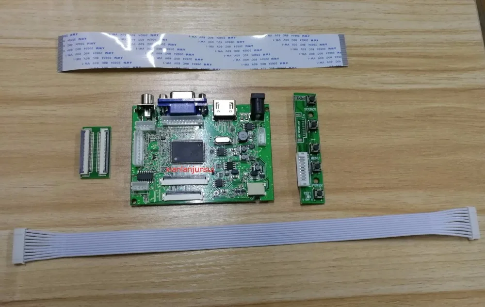 HDMI+VGA+2AV+Audio 50pin 800*480 LCD Display Driver Board Controller Kit for Panel AT065TN14 / AT070TN90 / AT070TN92 / AT070
HDMI+VGA+2AV+Audio 50pin 800*480 LCD Display Driver Board Controller Kit for Panel AT065TN14 / AT070TN90 / AT070TN92 / AT070