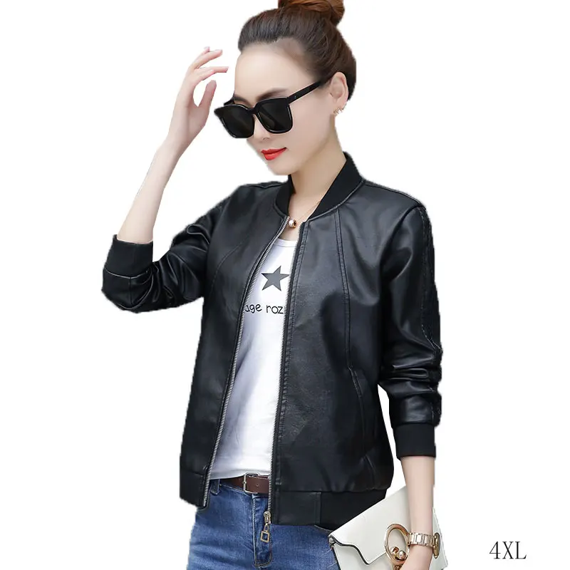 Autumn Jackets Woman 2019 PU Leather Jacket Reflective Jacket Short Bomber Streetwear Women Outwear Bolero Female Coat TY315
Autumn Jackets Woman 2019 PU Leather Jacket Reflective Jacket Short Bomber Streetwear Women Outwear Bolero Female Coat TY315
